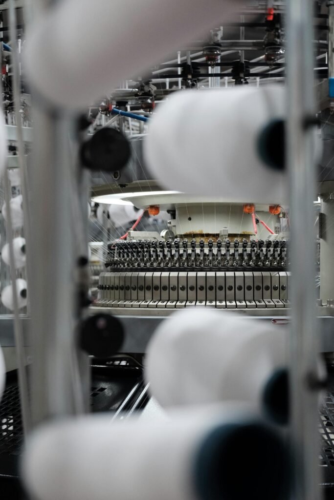 Inside the Jindal Polyweaves mill, Surat
